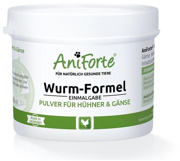 AniForte Wurm-formel 50 g- Naturprodukt Für Hühner Gänse und Grossvögel