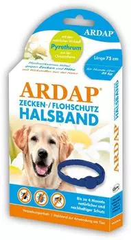 ARDAP Zecken- und Floh Halsband f&uuml;r gro&szlig;e Hunde &uuml;ber 25kg