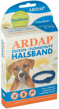 ARDAP Zecken- und Floh Halsband für mittlere Hunde 10-25kg