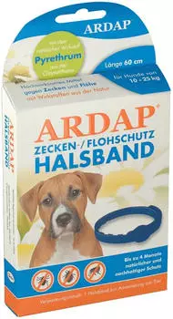 ARDAP Zecken- und Floh Halsband f&uuml;r mittlere Hunde 10-25kg