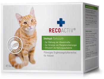 RecoVet RECOACTIV Immun Tonicum für Katzen Kurpackung 3x90ml