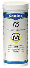 Canina V 25 Vitamin Tabletten 200 g
