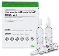 NUX VOMICA HOMACCORD ad us.vet.Ampullen 5St