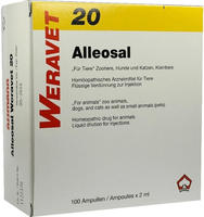 Alleosal 20 Amp.f.Hunde/Katzen/Klein-u.Zootiere 100x2 ml Ampullen
