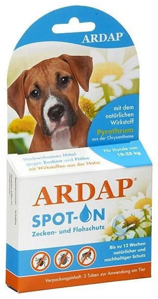 ARDAP Spot-on für Hunde von 10-25kg 3x 2.5 ml
