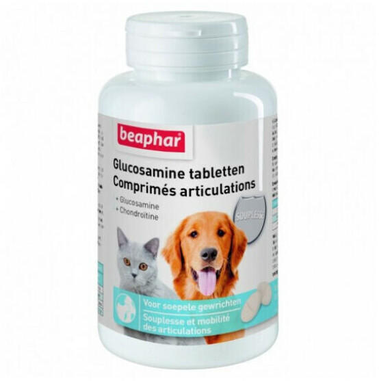 Beaphar Glucosamine Tabletten für Hund und Katze (60 Stk.)