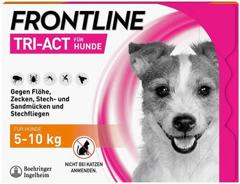 Frontline Tri-Act für Hunde 5-10kg 3 Stück