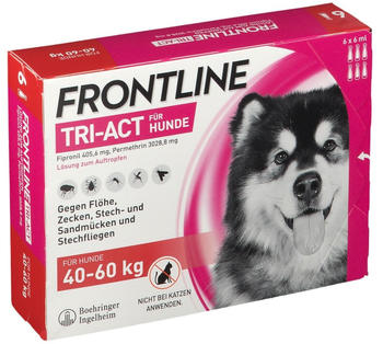 Frontline Tri-Act f&uuml;r Hunde 40-60kg 6 St&uuml;ck