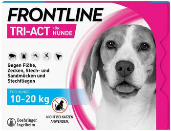 Frontline Tri-Act für Hunde 10-20kg 6 Stück