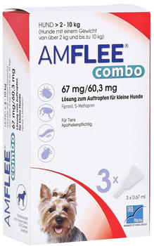 Tad Pharma AMFLEE combo 67/60,3mg für Hunde 2-10kg
