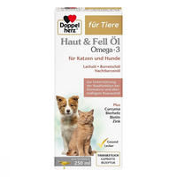 Doppelherz f&uuml;r Tiere Haut & Fell &Ouml;l Katzen und Hunde 250 ml