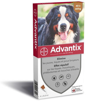 Advantix Spot On für Hunde 40-60kg 4x6ml