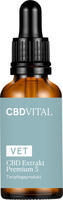 CBD VITAL VET Extrakt Premium 5% &Ouml;l Bio Tropfen f&uuml;r Tiere 30 ml