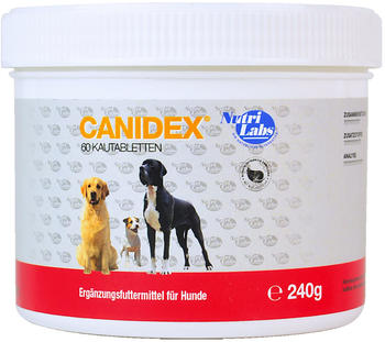 NutriLabs Canidex Kautabletten für Hunde 60 Stück