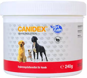 NutriLabs Canidex Kautabletten f&uuml;r Hunde 60 St&uuml;ck
