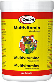 Quiko Multivitamin Ergänzungsfuttermittel zur Vitaminversorgung von Ziervögeln 750g (200117)
