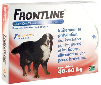Frontline Spot On Hund XL 40-60kg 6 Pipetten