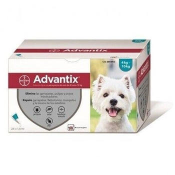 Advantix Spot On for dogs 4-10 kg (24 x 1 ml)