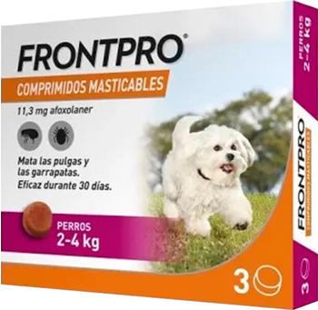 Frontline Frontpro Dogs 2-4 kg (3 Kautabletten)