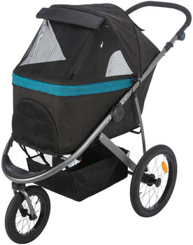 Trixie Buggy f&uuml;r Hunde schwarz/petrol (28960)