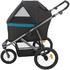 Trixie Buggy für Hunde schwarz/petrol (28960)