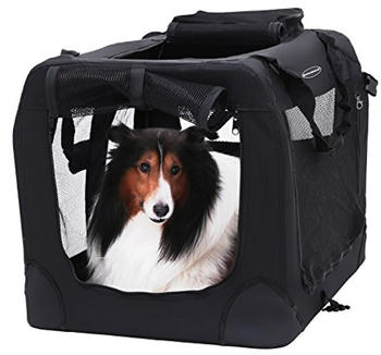 Feandrea Hundebox faltbar 91x63x63 cm schwarz (PDC90H)