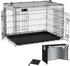 Vounot Foldable dog cage 2 doors XL 107 x 70 x 78 cm