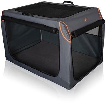 Knuffelwuff faltbare Hundebox Auto Transportbox Aluminiumgestell KofferraumL 76x51x48cm (14234-002)