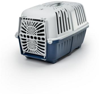 Lionto Transportbox für Hunde & Katzen 48x31,5x33 cm dunkelblau (TB00902)