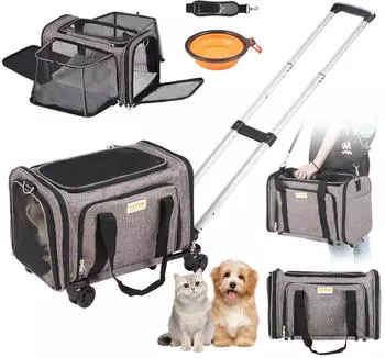 VEVOR Dog trolley max. 11,3 kg grey