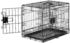 AmazonBasics Zusammenklappbarer Hundekäfig Metalldraht mit Bodenschale Doppeltür