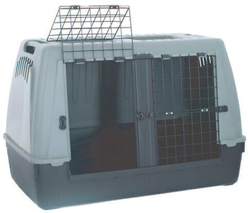 Duvo+ ECO Transportbox Baron inkl. zwei Türen grau/grün (14984)