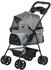 Pawhut Hundewagen mit Becherhalter grau