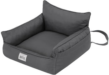 HobbyDog Bee Oxford Hundeautositz Graphit