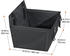 VEVOR Hunde Autositz Rückbank 75x58x50cm schwarz