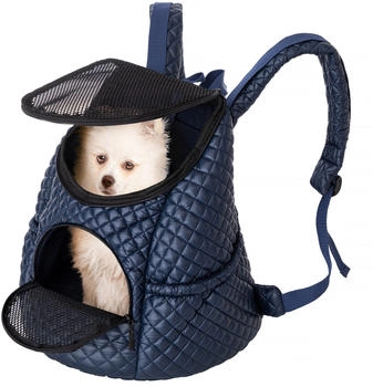 HobbyDog Hundetransportrucksack marineblau