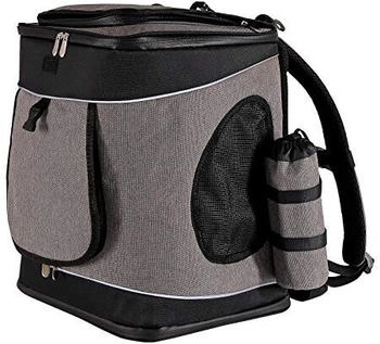 Lionto Haustier-Rucksack grau/schwarz