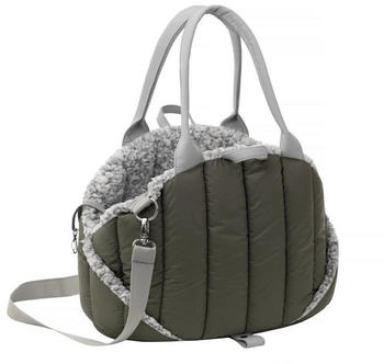 HobbyDog Hundebett, Tragetasche, Hundesitz "Sea Shell" R1 Farbe olivgrün