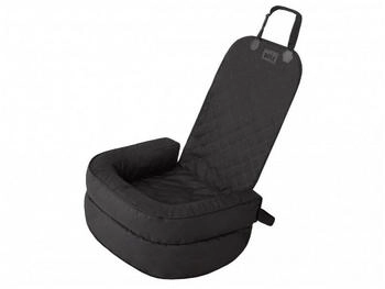 HobbyDog Autositz für Hunde, Hundesitz für Auto "Front Oxford" Farbe schwarz