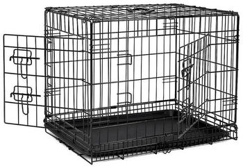 Lionto Hundetransportkäfig Tiertransportbox Hundebox Größe (S) 45x31x36 cm M