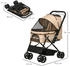 Pawhut Hundebuggy Hundewagen für kleine Hunde Katzen Pet Stroller Oxford