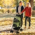 Pawhut Hundewagen Pet Stroller für kleine Hunde und Katzen Dunkelgrün