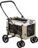 Pawhut 2 in 1 Hundewagen Hundebuggy klappbar für Hunde & Katzen bis 10 kg Katzenbuggy