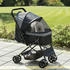 Pawhut Hundebuggy Hundewagen Buggy für kleine Hunde und Katzen Pet Stroller Oxford