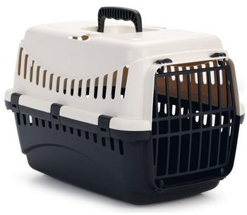 Beeztees Transportbox Gypsy creme/anthrazit für , Maße: 46,5 x 31 x 32 cm