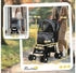Pawhut Hundewagen mit Kissen faltbar