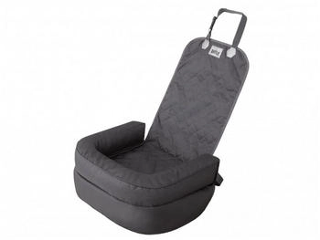 HobbyDog Autositz für Hunde Front Oxford graphit