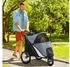 Pawhut Hundebuggy mit Netzfenstern klappbar bis 30 kg Oxford grau