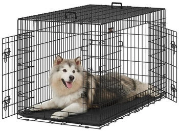 Feandrea Hundek&auml;fig mit 2 T&uuml;ren