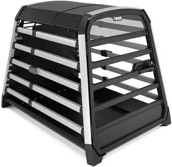 Thule Allax XXL Hundetransportbox 75/78/103-120 cm schwarz silber